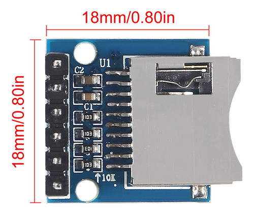 Adaptador Tarjeta Micro Sd Spi Para Arduino X10u