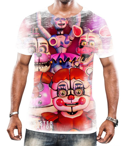 Camiseta Camisa Animatronics Five Night At Freddys Terror 10