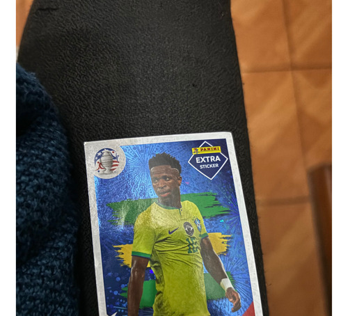 Lámina Vini Jr Extra Sticker Copa América 2024