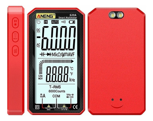 . Digital Multimeter Aneng Ac/dc Lcd Display 4.7 Inches