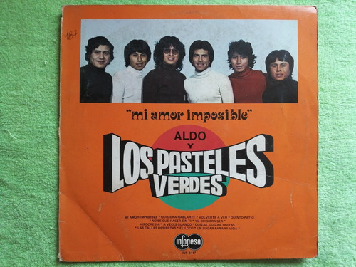 Eam Lp Vinilo Aldo Y Los Pasteles Verdes Amor Imposible 1977