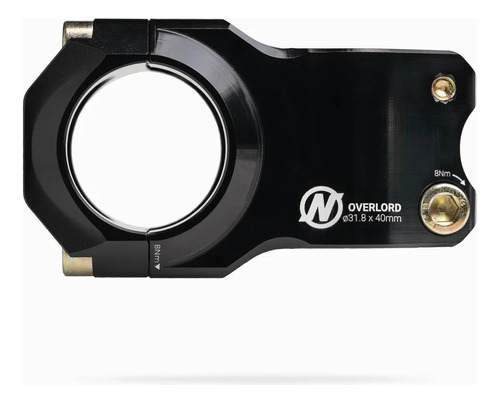 Potencia - Espiga - Codo Nsb Overlord Am 31.8mm X 40mm Largo