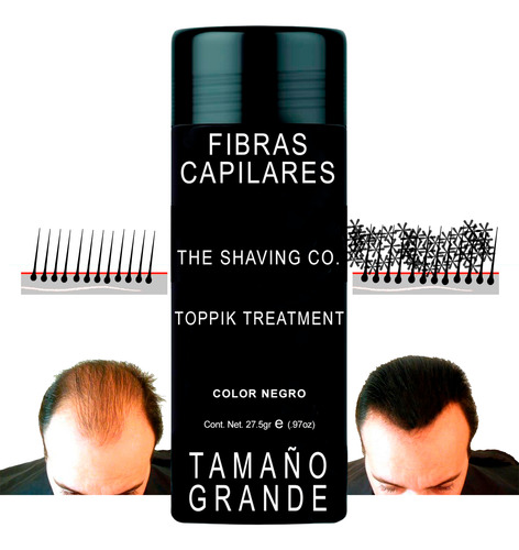 The Shaving Co Toppik Treatment Fibras Capilares Cafe Volume