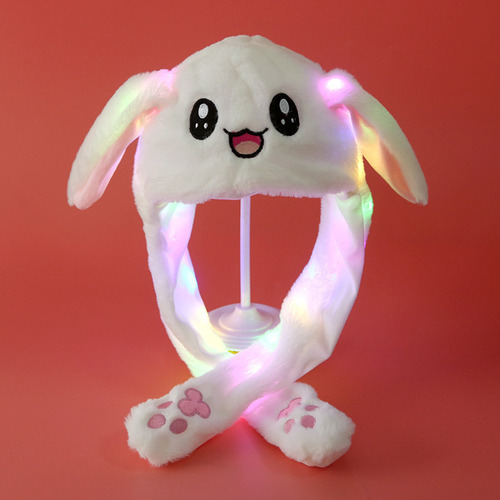 * A Gorro De Felpa Padres E Hijos Luminoso Y Con Orejas