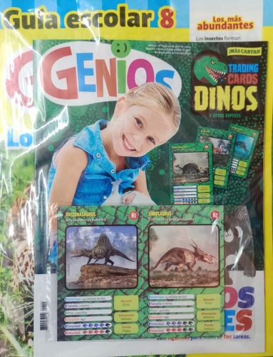 Revista Genios Dino Trading Cards 8 Abril 2024 Número 8
