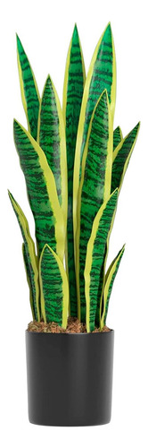 Planta Artificial Lengua De Suegra Planta Sansevieria Flores