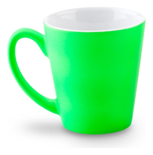 Taza Conica Neon Blanca Taza Aaa Sublimados Tazas Color Lpk