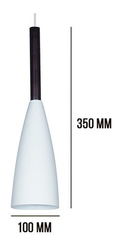 Imagen 5 de 5 de Lampara Colgante Tall Kitrino Aluminio Y Madera Leuk E27