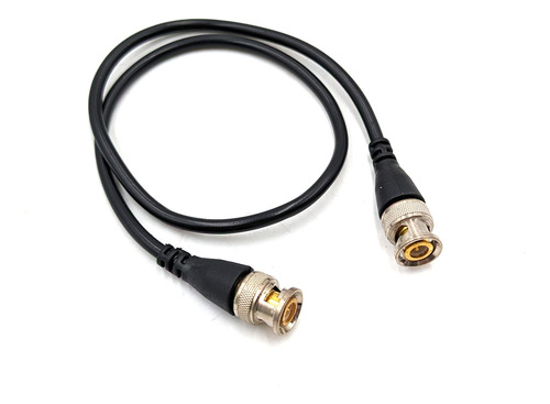 Cable Patch Cord Bnc A Bnc Macho De 50cm Rg-59 50 Centimetos