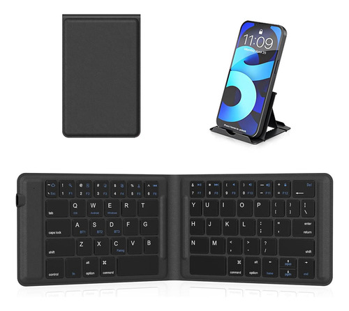 Teclado Bluetooth Plegable Omoton Recargable