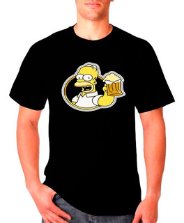 Poleras Duo Parejas Enamorados Homero Pensando En Cerveza Poleras Duo Parejas Enamorados Homero Pensando En Cerveza