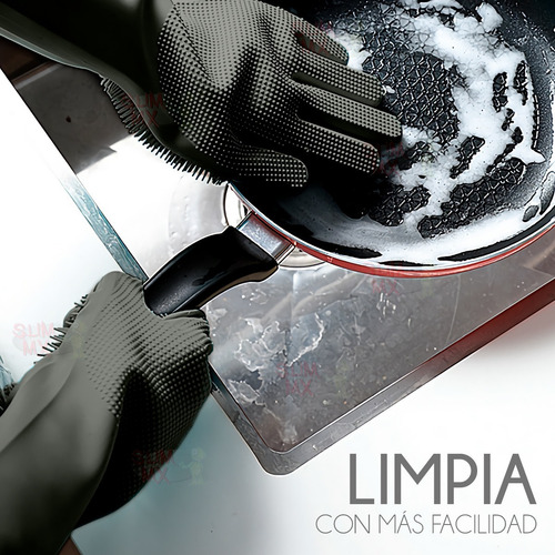 Guantes Magicos Limpieza Lavar Trastes Silicona Multiusos