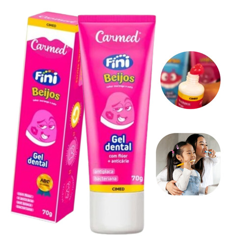 Gel Dental Carmed Fini Anticárie Flúor 70g