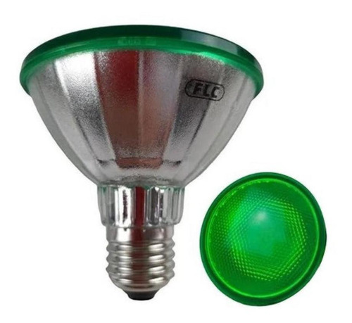 Lampada Halogena Par-30 Flc 75wx127v. Verde