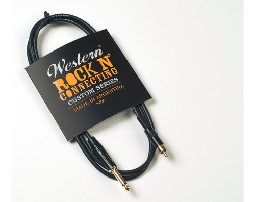 Cable Rca A Plug Mono De 3 Metros Western Rcap30 Silencioso