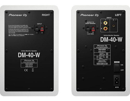 Imagen 3 de 4 de Pioneer Dm40 Monitores Estudio Activos 4 El Par