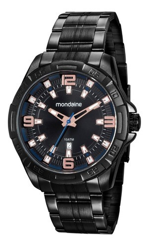 Relógio Masculino Mondaine 53705gpmvpe2 Preto Calendário