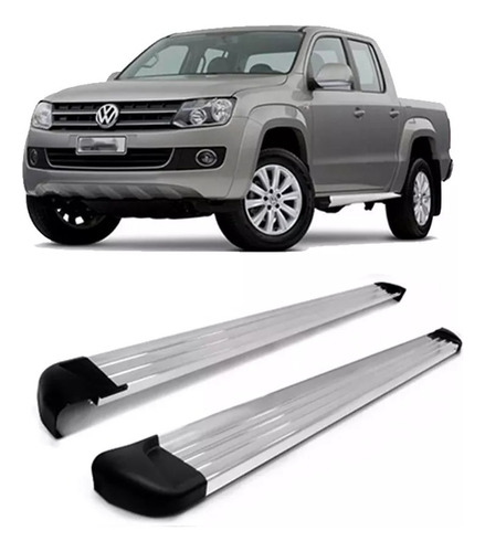 Estribos B-1 Volskwagen Amarok C/d Satinado