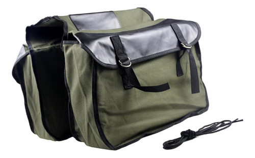 Bolsa De Almacenamiento De Bicicletas Con Verde Gris
