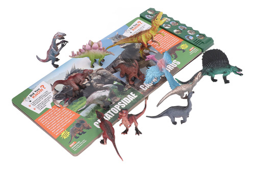 Libro De Sonidos De Dinosaurios Para Niños, 12 Tipos, Realis