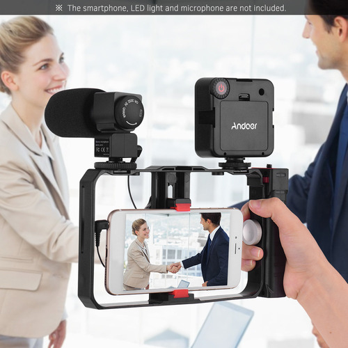 Câmera, Gaiola, Telefone Com Smartphone Huawei Rig Cage Grip