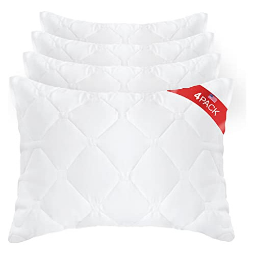 Almohadas Acolchadas Diamond Plus Cama Tamaño Queen, J...