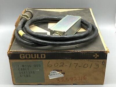 New Gould Modicon W600-009 Cable Assembly 9ft Cpu  Zzd