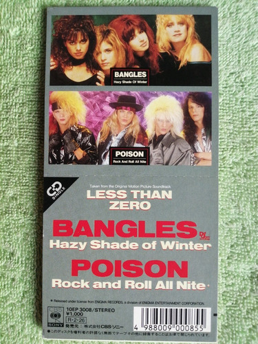 Eam Cd Single Bangles & Poison Hazy Shade Of Winter Japones 