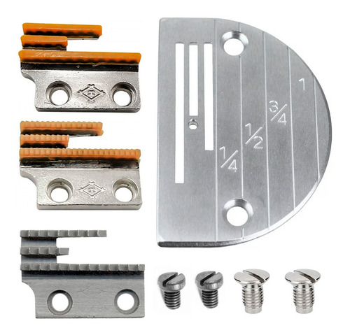 Chapa Agulha 3 Carreira Dentes Serrilha Reta Industrial