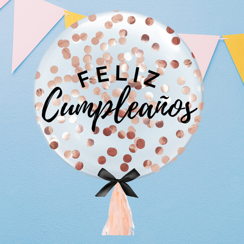 Vinil Feliz Cumpleaños Para Globos Y Cajas