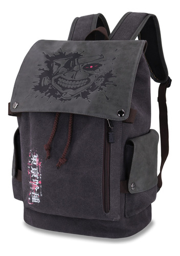 Roffatide Mochila De Anime, Mochila De Lona Con Solapa Impre