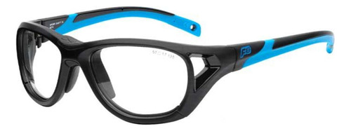 Goggles Deportivos Rec Specs Sport Shift Xl Colores Lente Transparente Armazón Matte Black Cyan Talla Large/xl