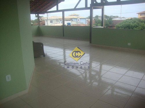 Linda Casa Linear Independente De Terreno Inteiro Com Espaço Gourmet E Piscina No Bairro Recreio Em Rio Das Ostras!! - Ca2070