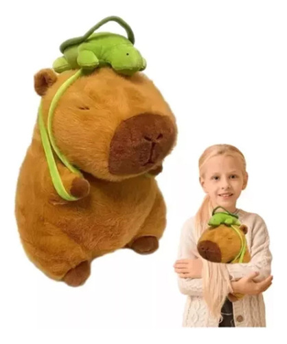 Plush Capybara Toys Small Cute Turtle 35cm