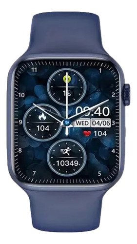Relogio Smart Watch 8 W28 Pro Feminino Masculino Ios Com Nfc Cor Da Caixa Azul