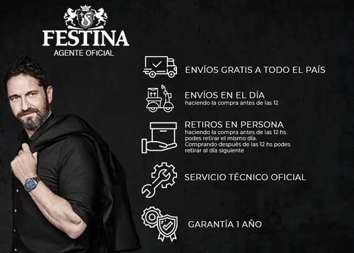 Reloj Dama Festina F16201.a Agente Oficial M