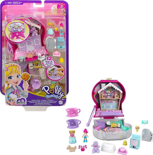 Muñeca Polly Pocket Big Pocket World Gumball Candyland