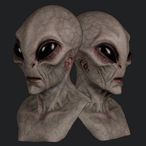 Máscara De Terror Alienígena Assustadora De Halloween