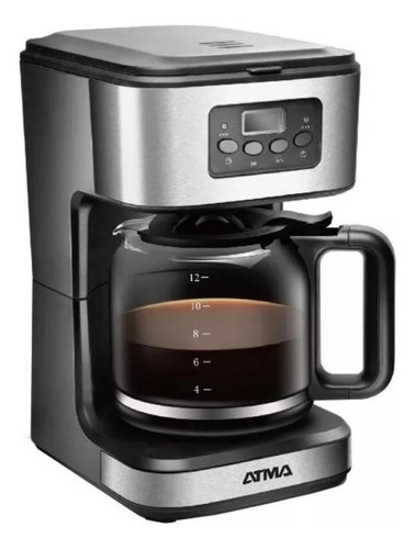 Cafetera Atma Ca8182 Automática Negra De Filtro 230v