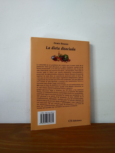 La Dieta Disociada Demis Roussos C S Ediciones (Usado)
