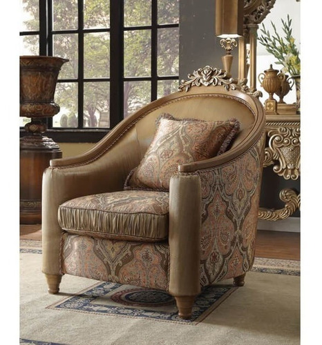 Imagen 6 de 7 de Sala Clasica De Madera, Sala Estilo Luis Xv , Sala Elegante