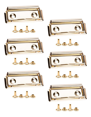 Clips De 6 Uds Para Portapapeles, Clips De Tablero De