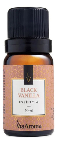 Essência Aromática Via Aroma - Black Vanilla 10ml