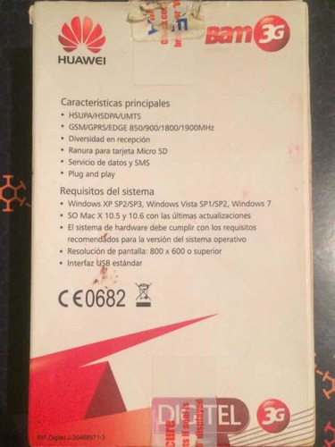 Imagen 3 de 4 de Bam Digitel 3g Huawei E177