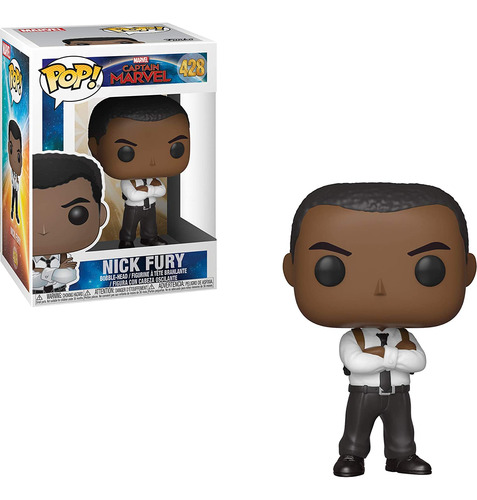 ¡funko Pop! Marvel: Capitán Marvel - Nick Fury