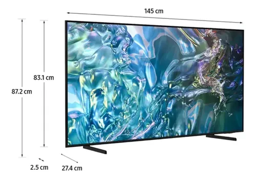 Tv Samsung 65 165,1 Cm Qn65q60da 4k-uhd Qled Smart Tv