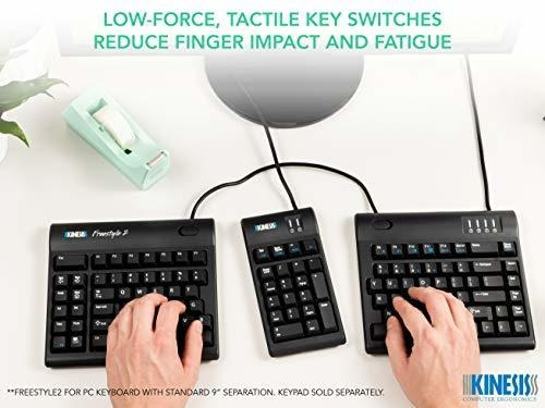 Teclado Ergonómico Kinesis Freestyle2 Para Pc (9 O 20 Sepa)