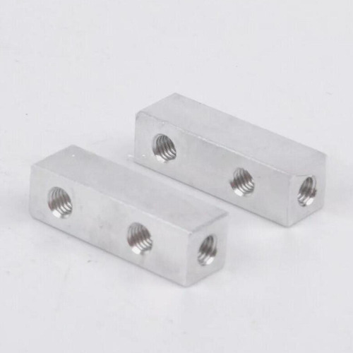 2 Peças Rc Servo Mount Alumínio Servo Stays Diy Prateado