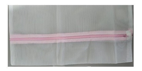 Saco Para Lavar Roupas Delicadas Com Ziper 50x40cm