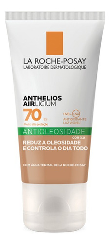 Protetor Solar Facial Anthelios Airlicium Fps70 Cor 3.0 40g